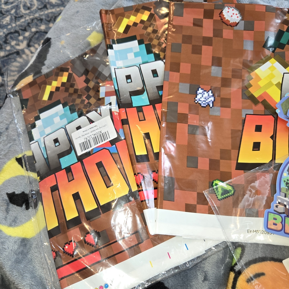 Pixel Block Party Favor Bags